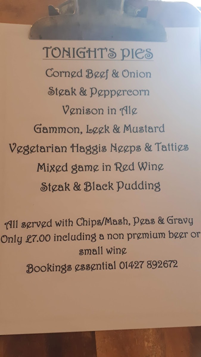 The White Hart Inn Menu - Image 6